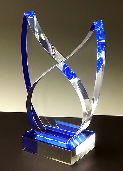 acrylic flame award, 