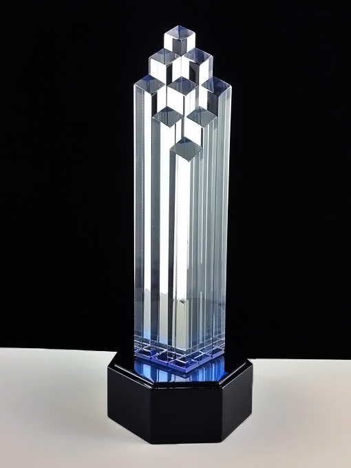 corporate awards design, acrylic trophy, diamond awards malaysia