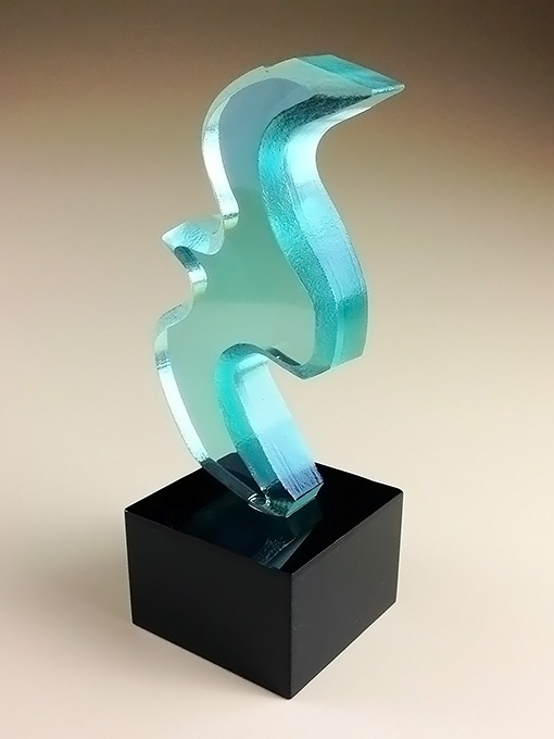 custom design 3D trophy and recognition award