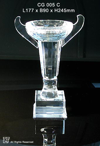 Piala Trofi Kristal, kristal hadiah klang , anugerah cenderahati, 