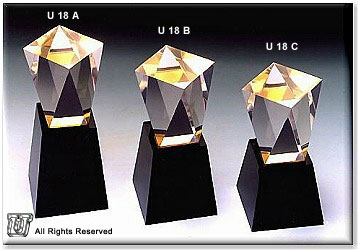 acrylic diamond trophy, award in malaysia, 