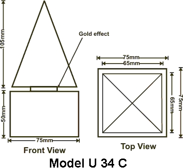 pyramid trophies